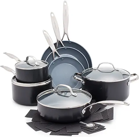 GreenPan Valencia Pro Ceramic Nonstick 11-Piece Cookware Set